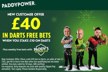 Get Paddy Power boosted odds + £40 in free bets