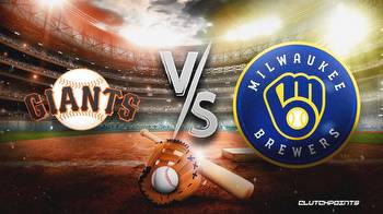 Giants-Brewers prediction, odds, pick, how to watch