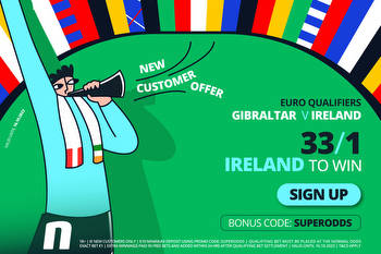 Gibraltar vs Ireland: Get Irish to win Euro 2024 qualifier at huge 33/1 with Novibet