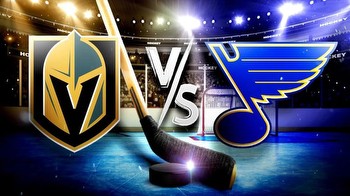 Golden Knights-Blues prediction, odds, pick, how to watch