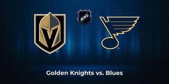 Golden Knights vs. Blues: Odds, total, moneyline
