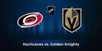 Golden Knights vs. Hurricanes: Odds, total, moneyline