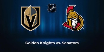 Golden Knights vs. Senators: Odds, total, moneyline