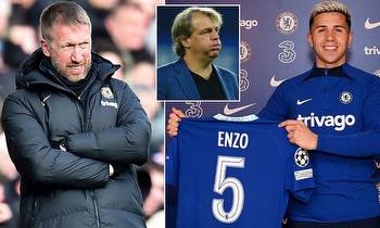 Graham Potter 'told Chelsea board Enzo Fernandez was overpriced at £106.8m'