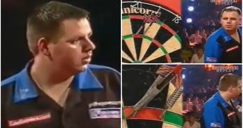 Greatest 180 ever? Darts legend Adrian Lewis’ no-look maximum