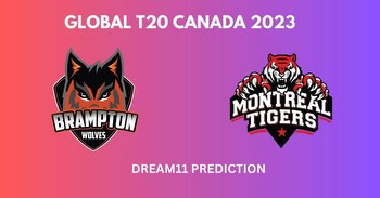 GT20 Canada 2023, BRW vs MON: Match Prediction, Dream11 Team, Fantasy Tips & Pitch Report