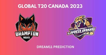 GT20 Canada 2023: BRW vs SJ Dream11 Prediction