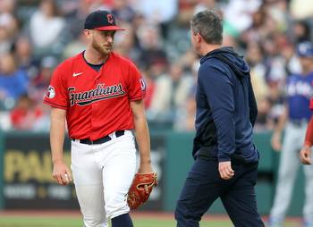 Guardians rookie pitcher exits start early with hip injury