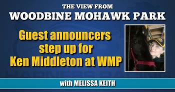Guest announcers step up for Ken Middleton at WMP