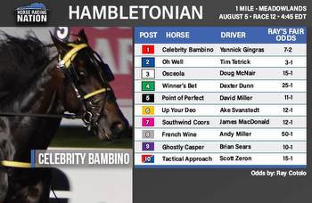 Hambletonian fair odds: Most likely winners are not best bets