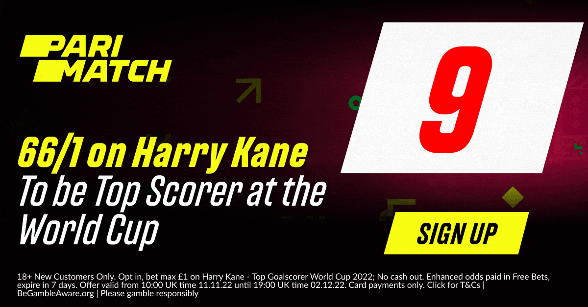 Harry Kane World Cup Odds: Back England Captain at 66/1 To Win Golden Boot