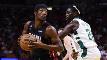 Heat vs. Bucks prediction, odds, line, time: 2023 NBA playoff picks, Game 2 bets from model on 71-37 run