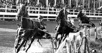 Horse racing at the Comal County Fair