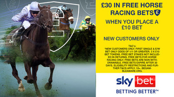 Horse racing betting offer: Get £30 in free bets with Sky Bet