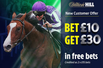 Horse racing offer: Get £30 in FREE BETS this week with William Hill sign-up special