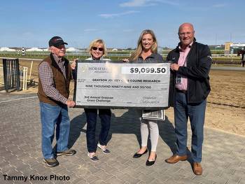 Horseshoe Indianapolis Donates Over $9,000 To Grayson-Jockey Club Equine Research