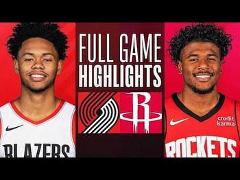 Houston Rockets vs Portland Trail Blazers Prediction, Starting Lineups and Betting Tips