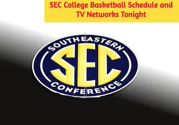 How many games are on the SEC men's basketball schedule tonight?