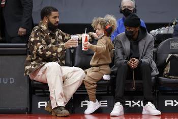 How much is Drake's bet on Super Bowl LVII and how does it compare to his past bets on NBA Finals?