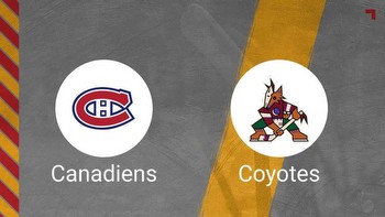 How to Pick the Coyotes vs. Canadiens Game with Odds, Spread, Betting Line and Stats