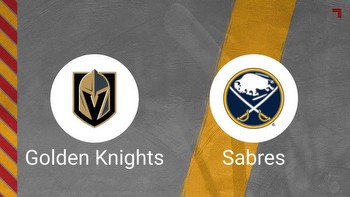 How to Pick the Golden Knights vs. Sabres Game with Odds, Spread, Betting Line and Stats