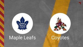 How to Pick the Maple Leafs vs. Coyotes Game with Odds, Spread, Betting Line and Stats