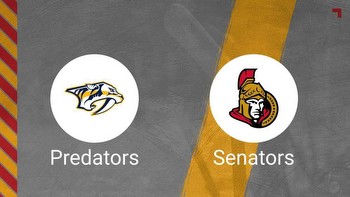 How to Pick the Predators vs. Senators Game with Odds, Spread, Betting Line and Stats