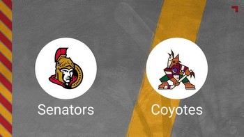 How to Pick the Senators vs. Coyotes Game with Odds, Spread, Betting Line and Stats