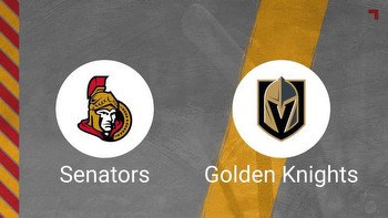 How to Pick the Senators vs. Golden Knights Game with Odds, Spread, Betting Line and Stats