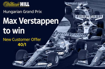 Hungarian GP: Get Max Verstappen to win at 40/1 with William Hill offer