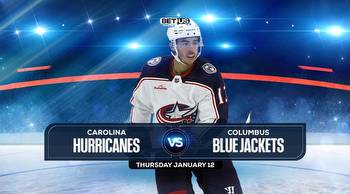 Hurricanes vs Blue Jackets Prediction, Odds and Picks, Jan. 12