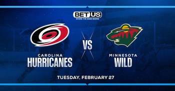 Hurricanes vs Wild Prediction, Odds, Picks and Player Prop Picks