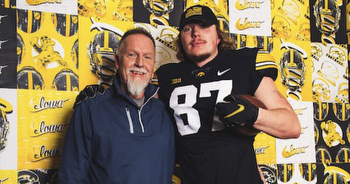 "I'm betting on myself": New Iowa tight end Hayden Large making the jump from NAIA to the Big Ten