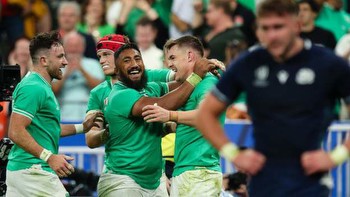 Imperious Irish crush Scots to reach quarter-finals