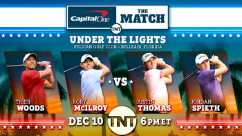 in Latest Edition of Capital One’s The Match, Saturday, Dec. 10, at 6 p.m. ET