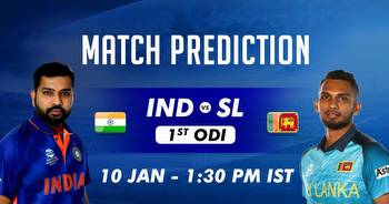 IND vs SL 1st ODI Match Prediction, Betting Odds, Toss Prediction, Win Possibility, and More