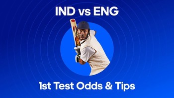 India vs England First Test Odds, Prediction & Betting Tips