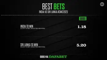 India vs Sri Lanka Cricket World Cup 2023: Expected lineups, head-to-head, toss, predictions and betting odds