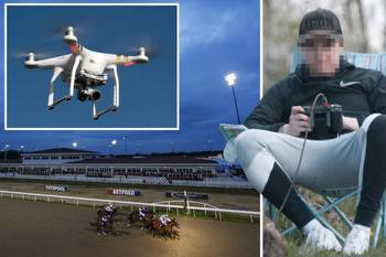 Inside dodgy firms making £10,000 a day from James Bond-style drones which give punters split-second edge on bets