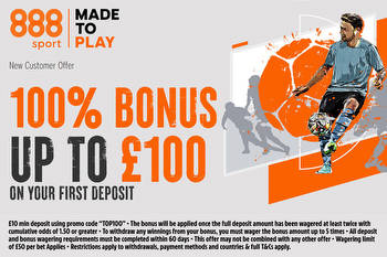 Inter Milan v Napoli: Get 100% bonus up to £100 on your first deposit with 888Sport