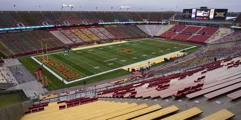 Iowa State opens practices under cloud of gambling investigation and questions at QB