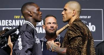 Israel Adesanya and Alex Pereira share heated first face-off ahead of UFC 281