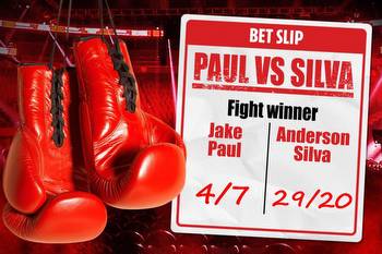 Jake Paul v Anderson Silva: Bet £10 and get £50 in free bets for boxing showdown