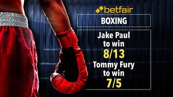 Jake Paul v Tommy Fury: Paul odds on favourite to beat Fury with February date confirmed