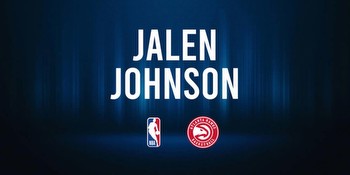 Jalen Johnson NBA Preview vs. the Raptors