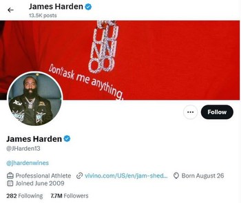 James Harden unfollowed 76ers exec Daryl Morey on X, or Twitter