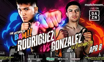 Jesse 'Bam' Rodriguez vs. Christian Gonzalez: Live Stream, Betting Odds & Fight Card