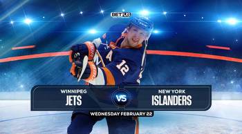 Jets vs Islanders Prediction, Stream, Odds and Picks, Feb 22