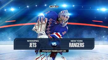 Jets vs Rangers Prediction, Preview, Odds and Picks, Feb. 20