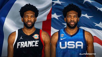 Joel Embiid's Team USA vs. France Olympics odds, revealed
